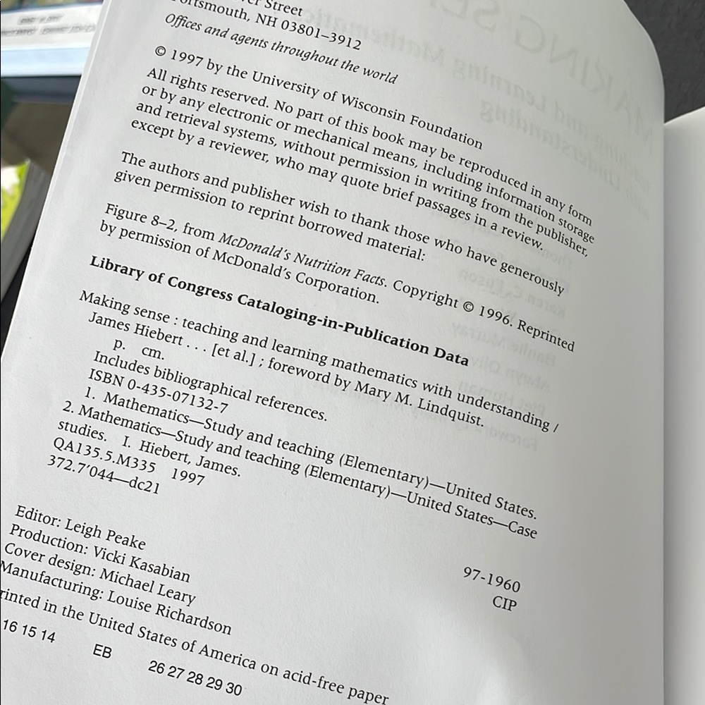 Making Sense Mathematics Book - Picture 2 of 4